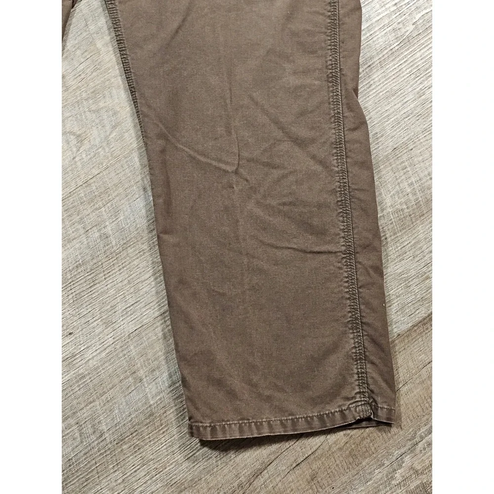 Carhartt B151 DFE Mens Brown Canvas Work Dungaree Pants 40x32‎ Straight Leg